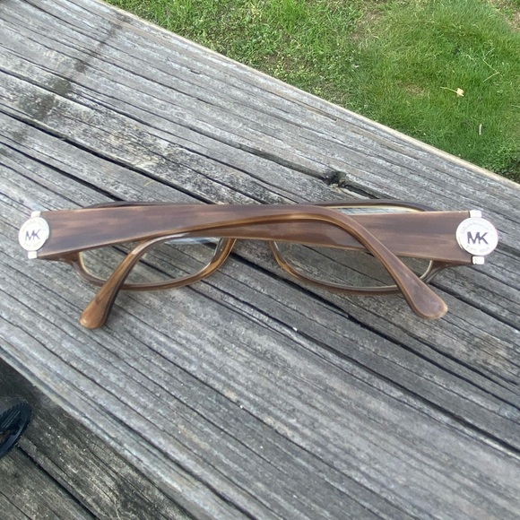 Michael Kors Brown Rectangular Glasses Frames MK Medallion 52[]15 135 - Picture 15 of 16